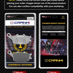 Carbon Brake Pads For Suzuki V-Strom 800DE (2024 Onwards) - Rear - CFB471 - 1 Set | No Noise | High Performance | Superior Stopping Power | Heat Resistant | Long Life