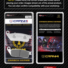 Carbon Brake Pads For Suzuki V-Strom 800DE (2024 Onwards) - Front - CFB622 - 2 Sets | No Noise | High Performance | Superior Stopping Power | Heat Resistant | Long Life
