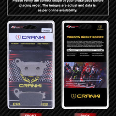 Carbon Brake Pads For Honda Cbr 1000 RR Fireblade SP (2017-2019) - Rear - CFB634 - 1 Set