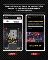 Carbon Brake Pads For Aprilia Tuono V4 Factory (2021 Onwards) - Rear - CFB662