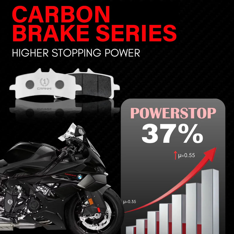 Carbon Brake Pads For BMW F 750 GS (2017-2024) - Front - CFB902 - 2 Sets