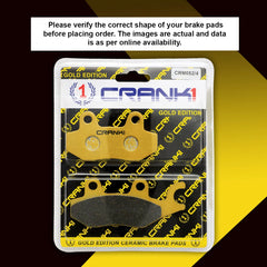Ceramic Brake Pads For TVS Apache RTR 160 4V - Front - CRM052/4 - 1 Set