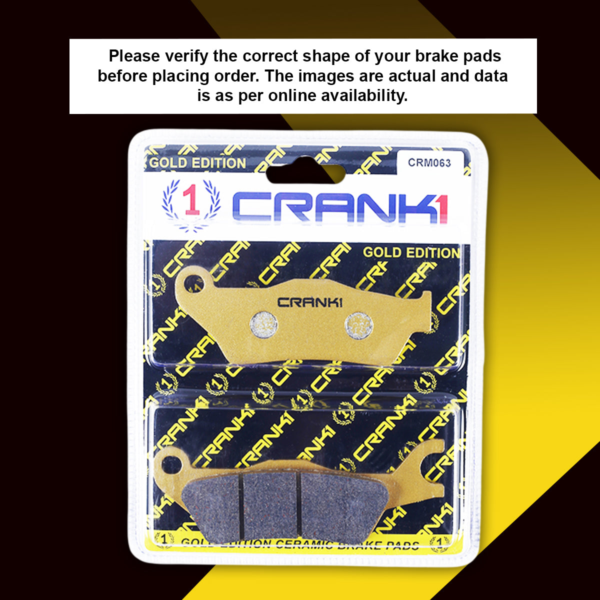 Ceramic Brake Pads For Suzuki V-Strom 250SX - Front - CRM063 - 1 Set