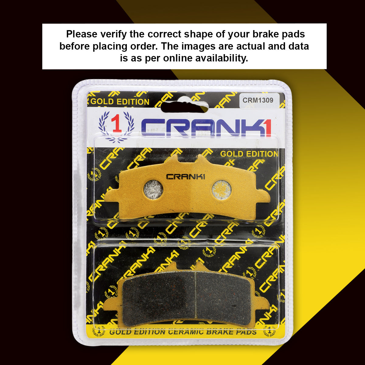 Ceramic Brake Pads For Suzuki GSX-S750 (2011-2018) - Front - CRM1309 - 2 Sets
