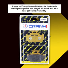Ceramic Brake Pads For Yamaha FZS-Fi - Rear - CRM234 - 1 Set