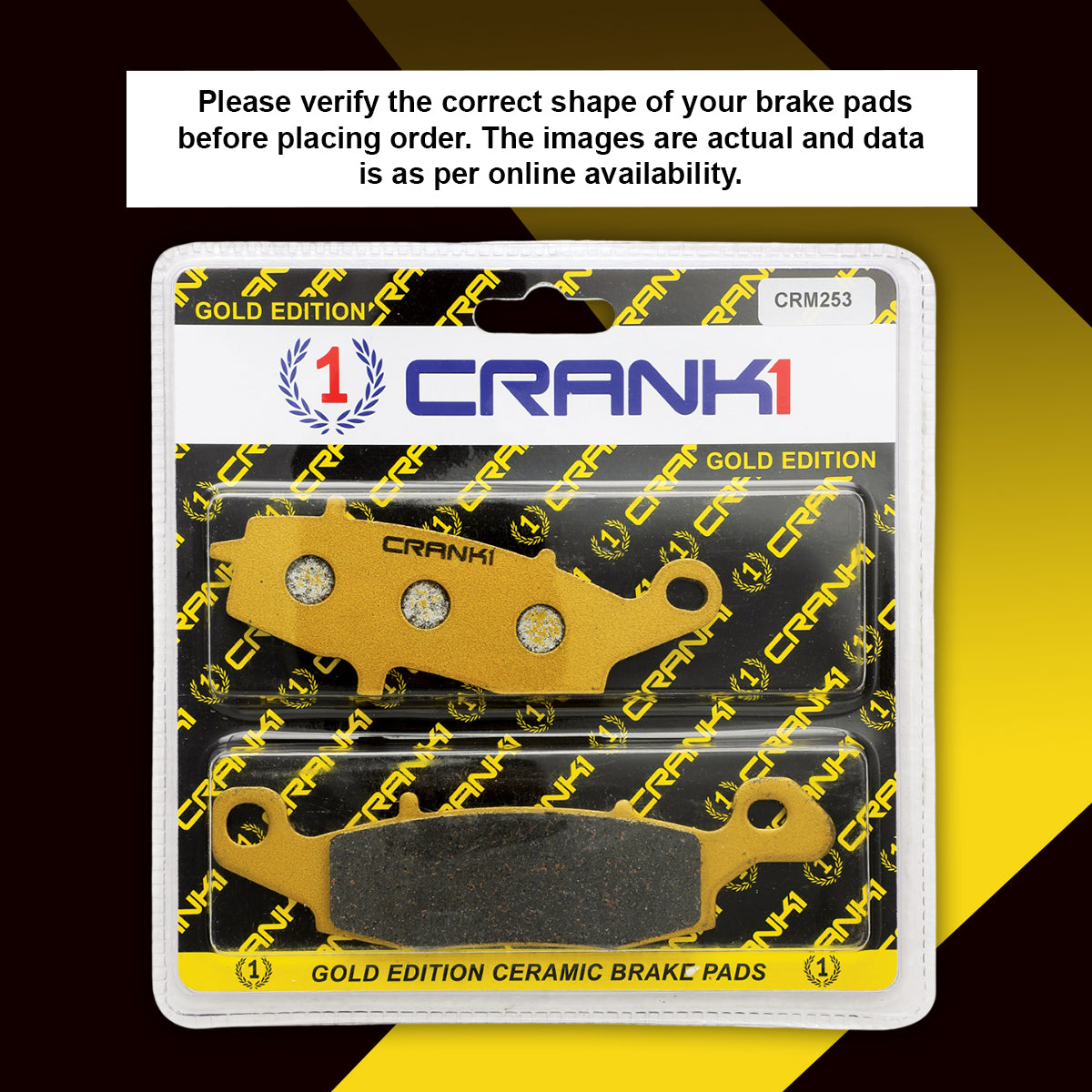 Ceramic Brake Pads For Left And Right Kawasaki Ninja 650 (2006-2016) - Front - CRM534 + CRM253 - 2 Sets
