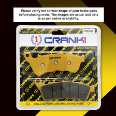 Ceramic Brake Pads For Honda CBR 250R ABS - Front - CRM2809 - 1 Set