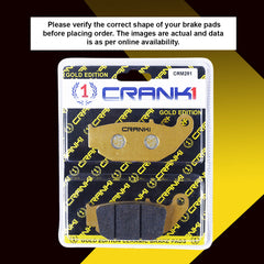 Ceramic Brake Pads For Honda CB300R (2018-2021) - Rear - CRM281 - 1 Set