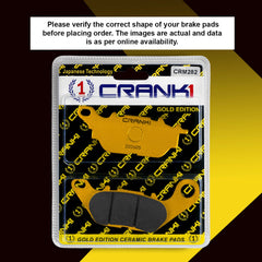Ceramic Brake Pads For Yamaha YZF-R15 (2019-2020) - Front - CRM282 - 1 Set