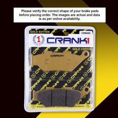 Ceramic Brake Pads For Benelli Imperiale 400 - Front - CRM400 - 1 Set
