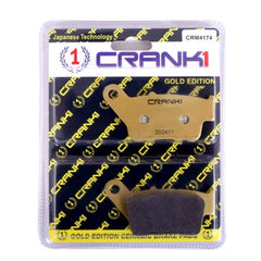 Ceramic Brake Pads For Bajaj Pulsar N250 (2021-2025) - Rear - CRM4174