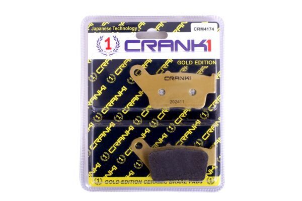 Ceramic Brake Pads For Bajaj Pulsar N250 (2021-2025) - Rear - CRM4174