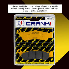 Ceramic Brake Pads For Ather 450X - Front - CRM438 - 1 Set