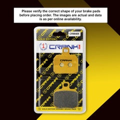 Ceramic Brake Pads For Ducati Monster 795 (2012-2016) - Rear - CRM469 - 1 Set