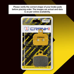 Ceramic Brake Pads For Ducati Streetfighter V4S - Rear - CRM469 - 1 Set