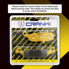 Ceramic Brake Pads For Left And Right Kawasaki Ninja 650 (2006-2016) - Front - CRM534 + CRM253 - 2 Sets