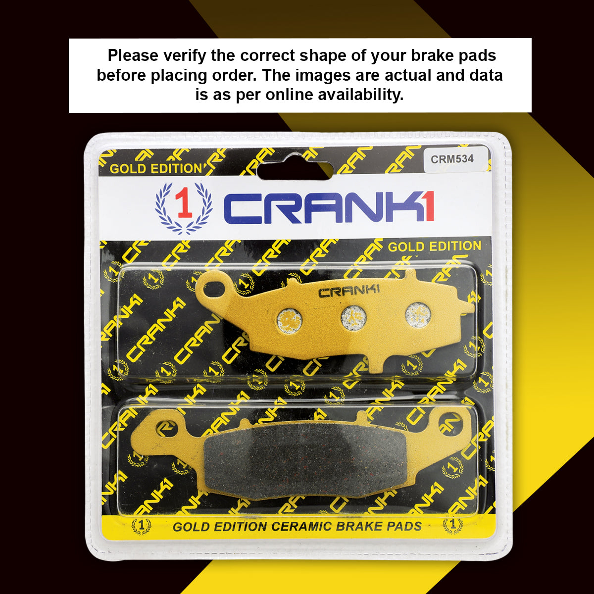 Ceramic Brake Pads For Left And Right Kawasaki Ninja 650 (2006-2016) - Front - CRM534 + CRM253 - 2 Sets