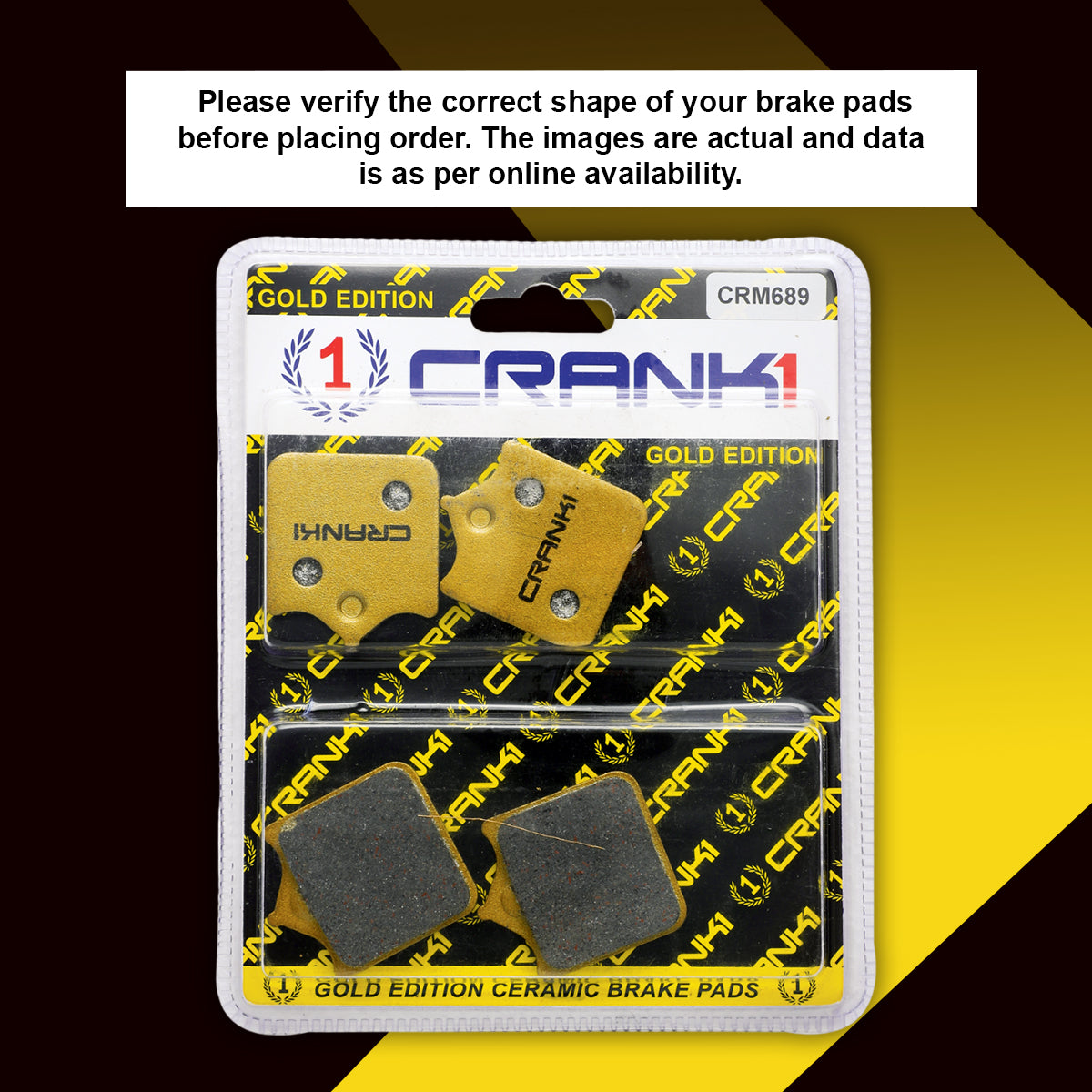 Ceramic Brake Pads For BMW S 1000 R (2018-2020) - Front - CRM689 - 2 Sets