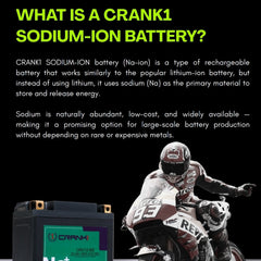Battery For Kawasaki Ninja ZX-6R (2019-2025) - CRX10S - Sodium-Ion - Factory Activated