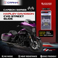 Carbon Brake Pads For Harley Davidson CVO Street Glide (2017 Onwards) - Rear - CFB904 - 1 Set