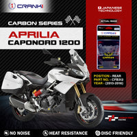 Carbon Brake Pads For Aprilia Caponord 1200 (2013-2016) - Rear - CFB312 - 1 Set