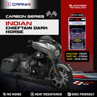 Carbon Brake Pads For Indian Chieftain Dark Horse (2018-2019) - Front - CFB743 - 2 Sets