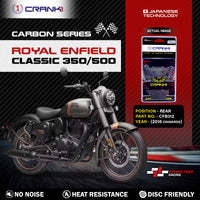 Carbon Brake Pads For Royal Enfield Classic 350/500 (2016 Onwards) - Rear - CFB312 - 1 Set