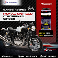 Carbon Brake Pads For Royal Enfield Continental GT 650 (2018 Onwards) - Rear - CFB312 - 1 Set