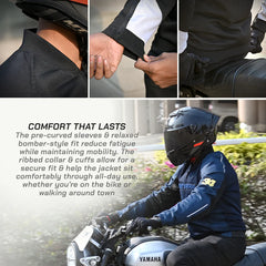 COOPER – URBAN BOMBER MESH RIDING JACKET