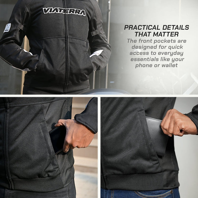 COOPER – URBAN BOMBER MESH RIDING JACKET