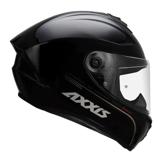 AXXIS DRAKEN S SOLID GLOSS HELMET WITH FREE SMOKE VISOR