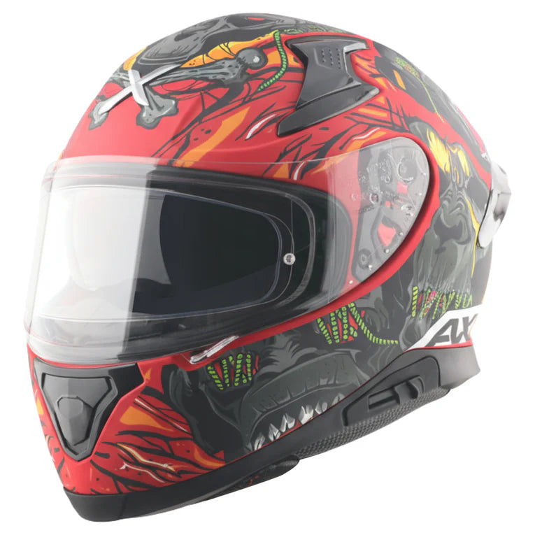 Apex Ascetic Helmet Dull red grey