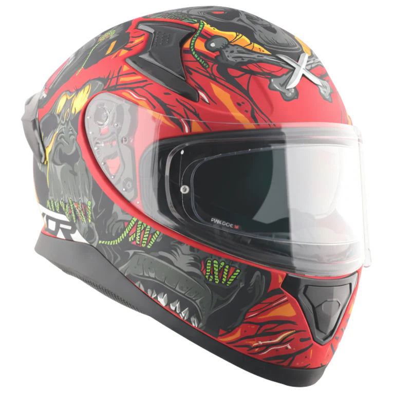 Apex Ascetic Helmet Dull red grey