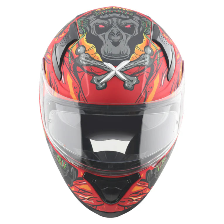 Apex Ascetic Helmet Dull red grey