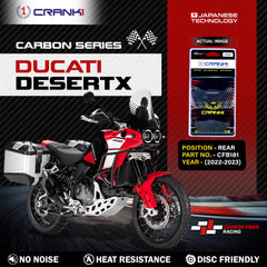 Carbon Brake Pads For Ducati DesertX (2022-2023) - Rear - CFB181 - 1 Set