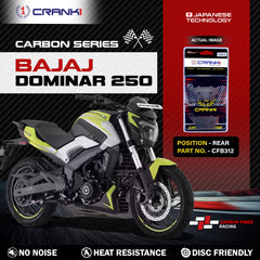Carbon Brake Pads For Bajaj Dominar 250 - Rear - CFB312 - 1 Set