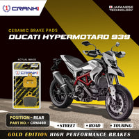 Ceramic Brake Pads For Ducati Hypermotard 939 - Rear - CRM469 - 1 Set