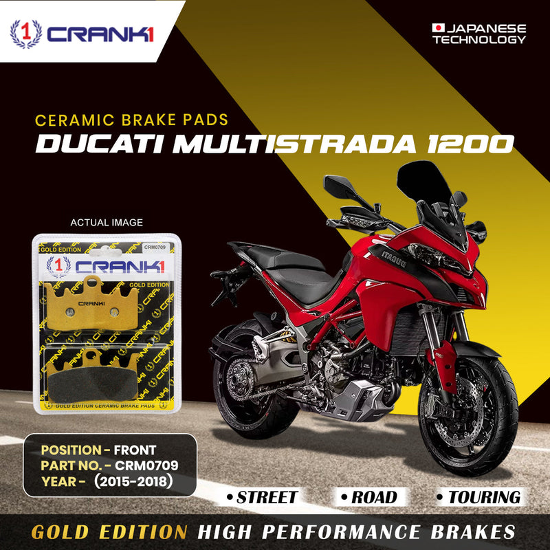 Ceramic Brake Pads For Ducati Multistrada 1200 (2015-2018) - Front - CRM0709 - 2 Sets
