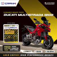 Ceramic Brake Pads For Ducati Multistrada 1200 (2015-2018) - Front - CRM0709 - 2 Sets