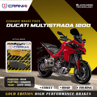 Ceramic Brake Pads For Ducati Multistrada 1200 (2015-2018) - Rear - CRM859 - 1 Set