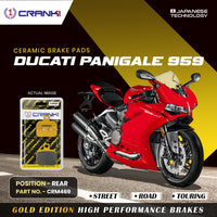 Ceramic Brake Pads For Ducati Panigale 959 - Rear - CRM469 - 1 Set