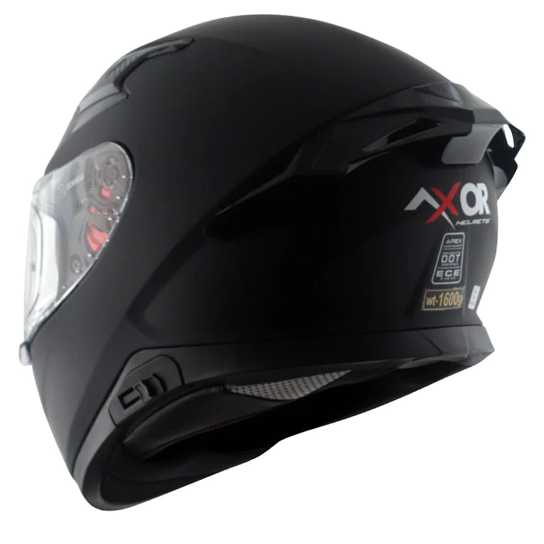APEX SOLID HELMET MATT BLACK