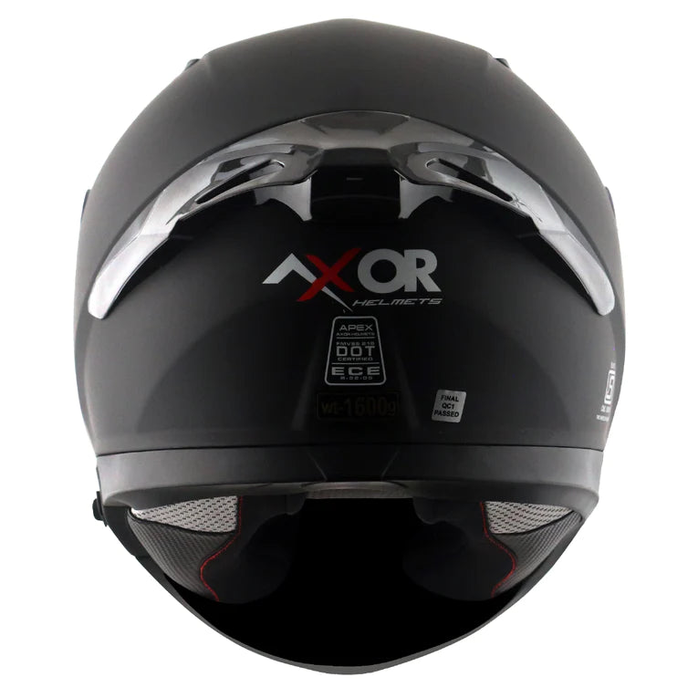 APEX SOLID HELMET MATT BLACK