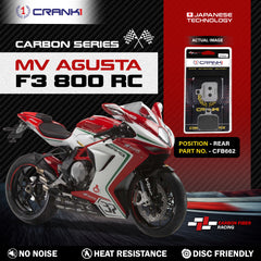 Carbon Brake Pads For MV Agusta F3 800 RC - Rear - CFB662 - 1 Set