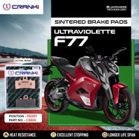 Sintered Brake Pads For Ultraviolette F77 - Front - CB606 - 1 Set