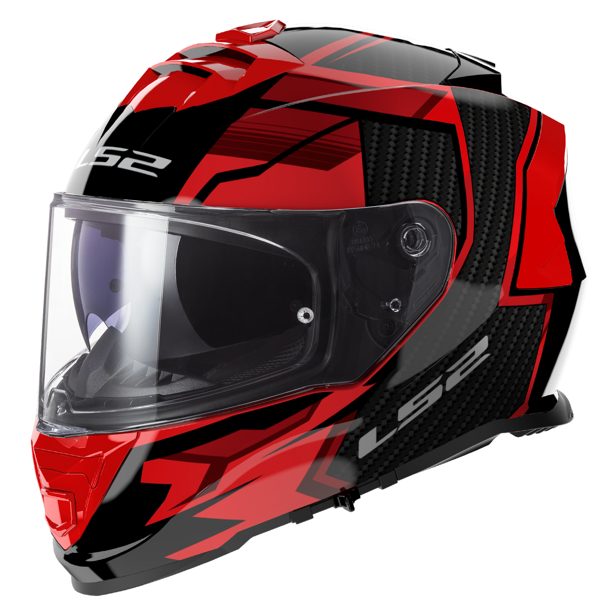 LS2 STORM II TRACKER BLACK RED