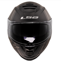 LS2 STORM II FLAG GLOSS BLACK GREY