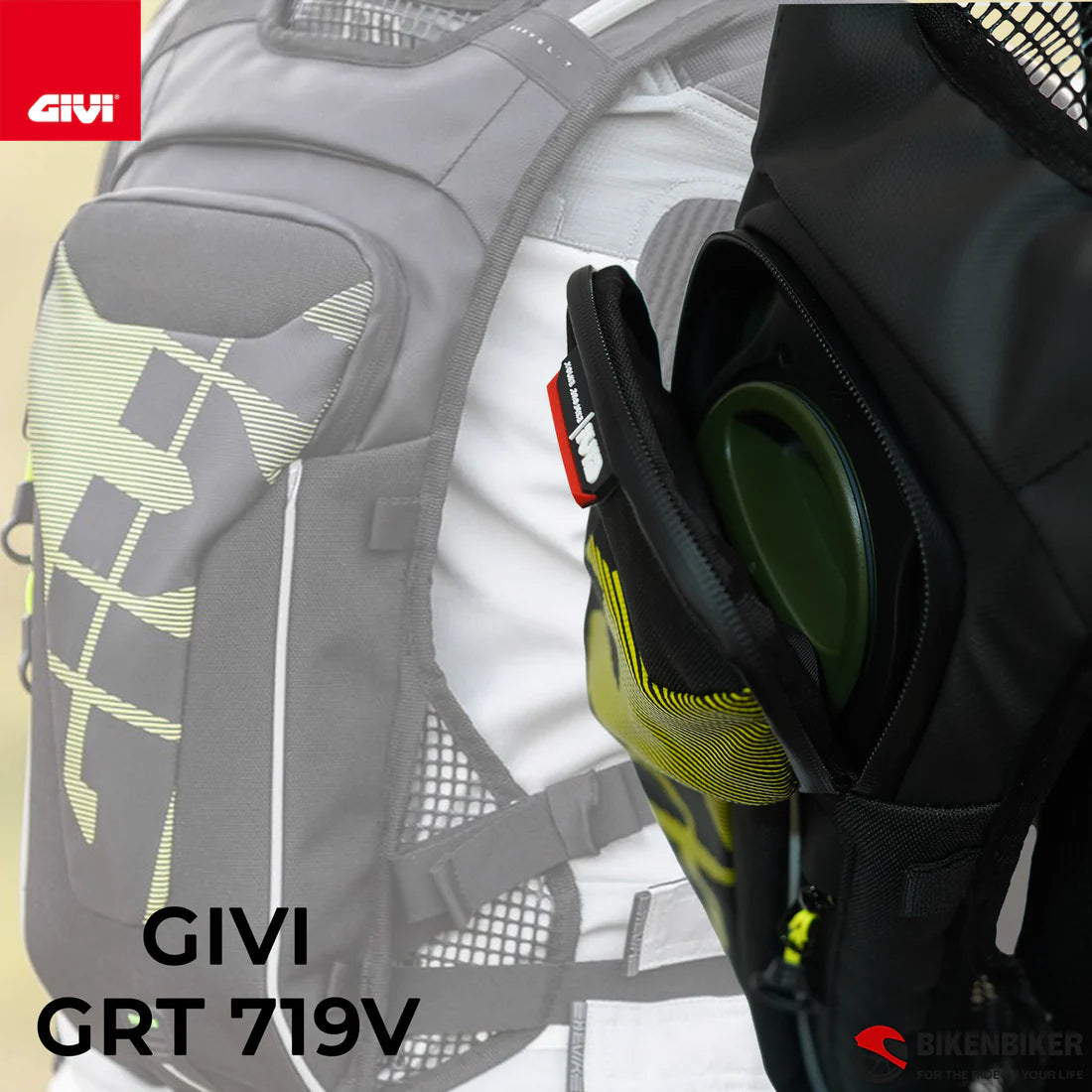 GRT719V Rucksack with Integrated Water Bag, 3 Litres - Givi