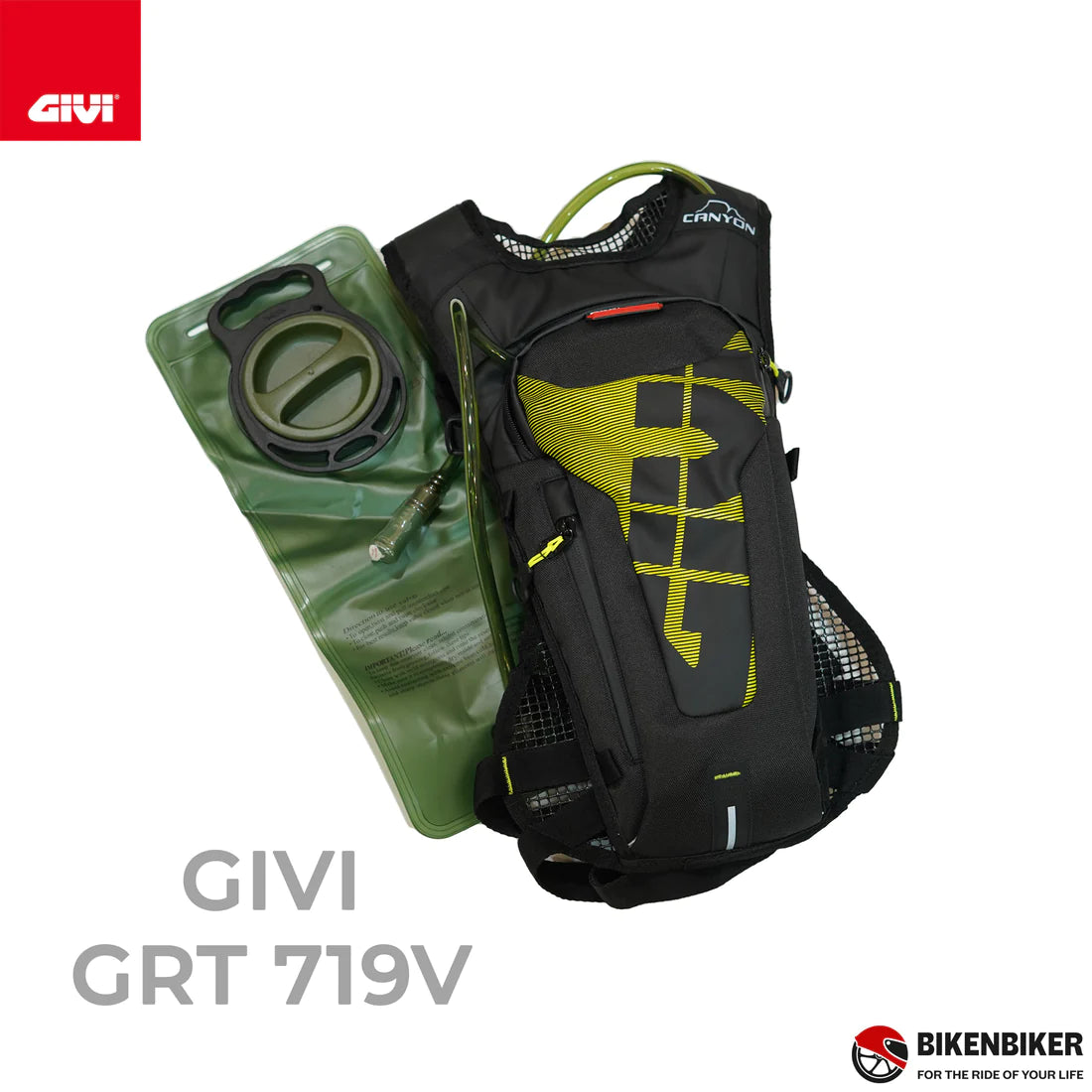 GRT719V Rucksack with Integrated Water Bag, 3 Litres - Givi