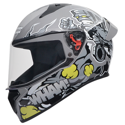 THUNDER PISTON D10 DECOR WITH SPOILER WITH EXTRA TINTED VISOR